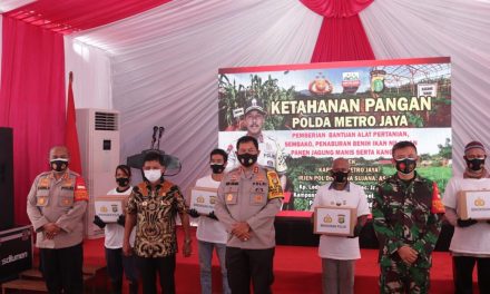 Kapolda Metro Jaya Panen Raya Ketahanan Pangan di Lahan Tidur Kota Tangerang