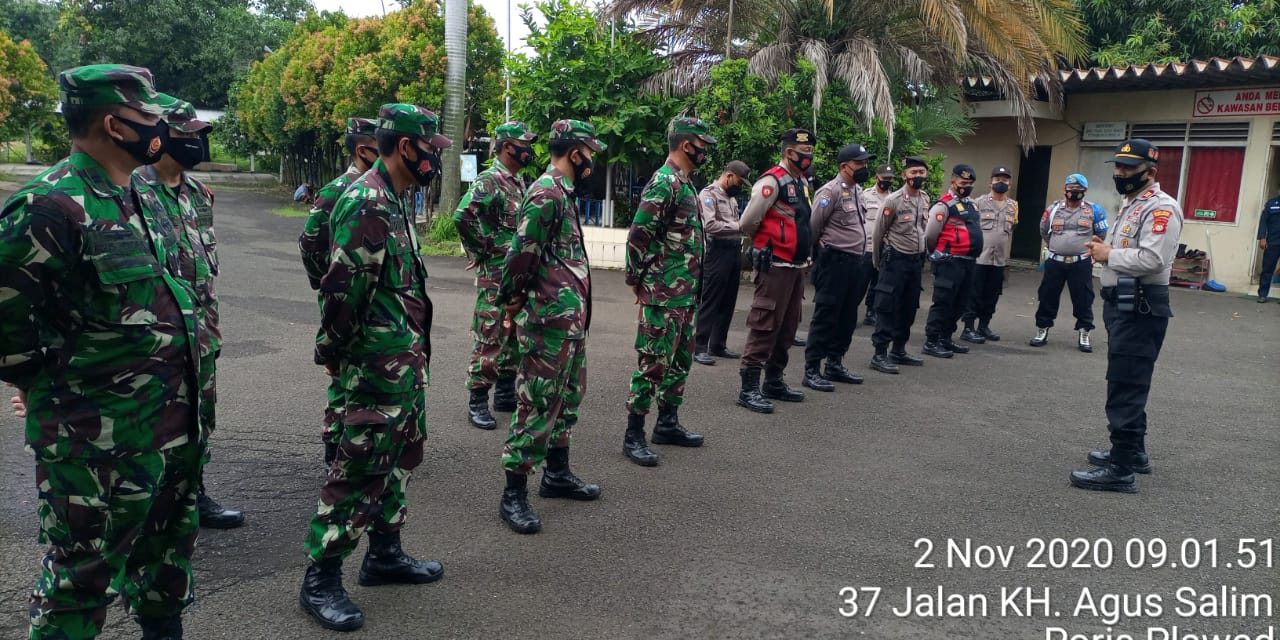 Polsek Cipondoh Gelar Apel Kesiapan dan Pengaman PAM Aksi Unras