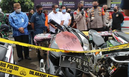 Polsek Cipondoh Ungkap Sindikat Curanmor Antar Provinsi