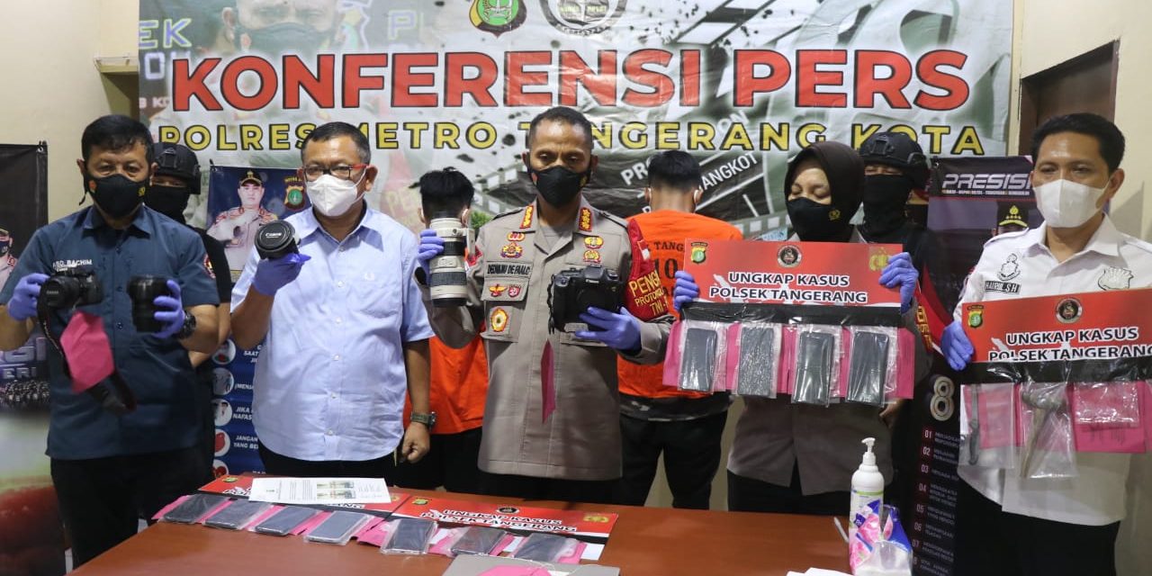 Pembobol Toko Gadai Berhasil Diungkap Reskrim Polsek Tangerang