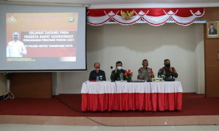 Polres Metro Tangerang Kota Mengadakan Rapat Koordinasi Pengamanan Paskah 2021