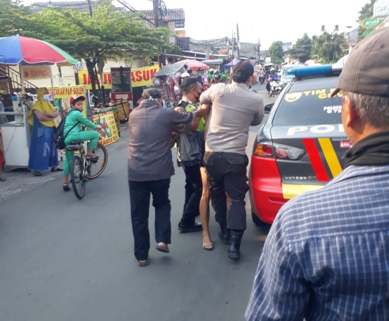 Cegah Amuk Massa, Anggota Sabhara Amankan Pelaku Curanmor