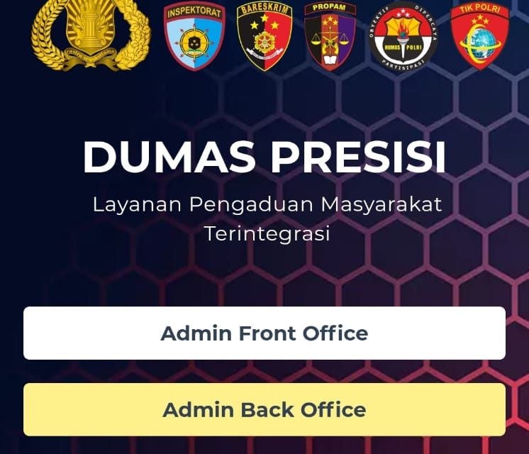 APLIKASI PENGADUAN MASYARAKAT PRESISI