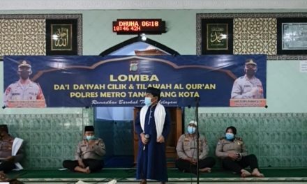 Jajaran Polsek Cipondoh Dampingi Perwakilan Lomba Dai dan Qori Cilik Dari Polsek Cipondoh