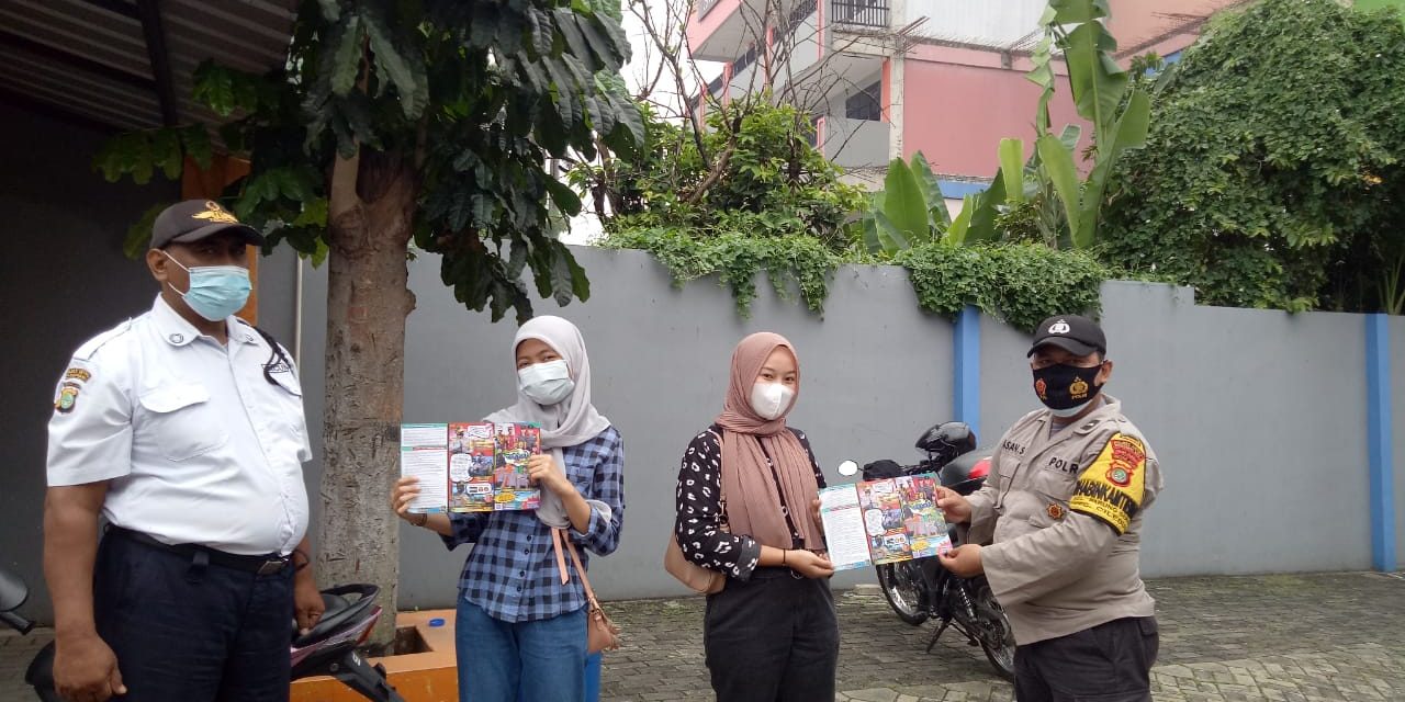 Temui Pelajar Bhabinkamtibmas Lakukan Sosialisasi Penerimaan Anggota Polri