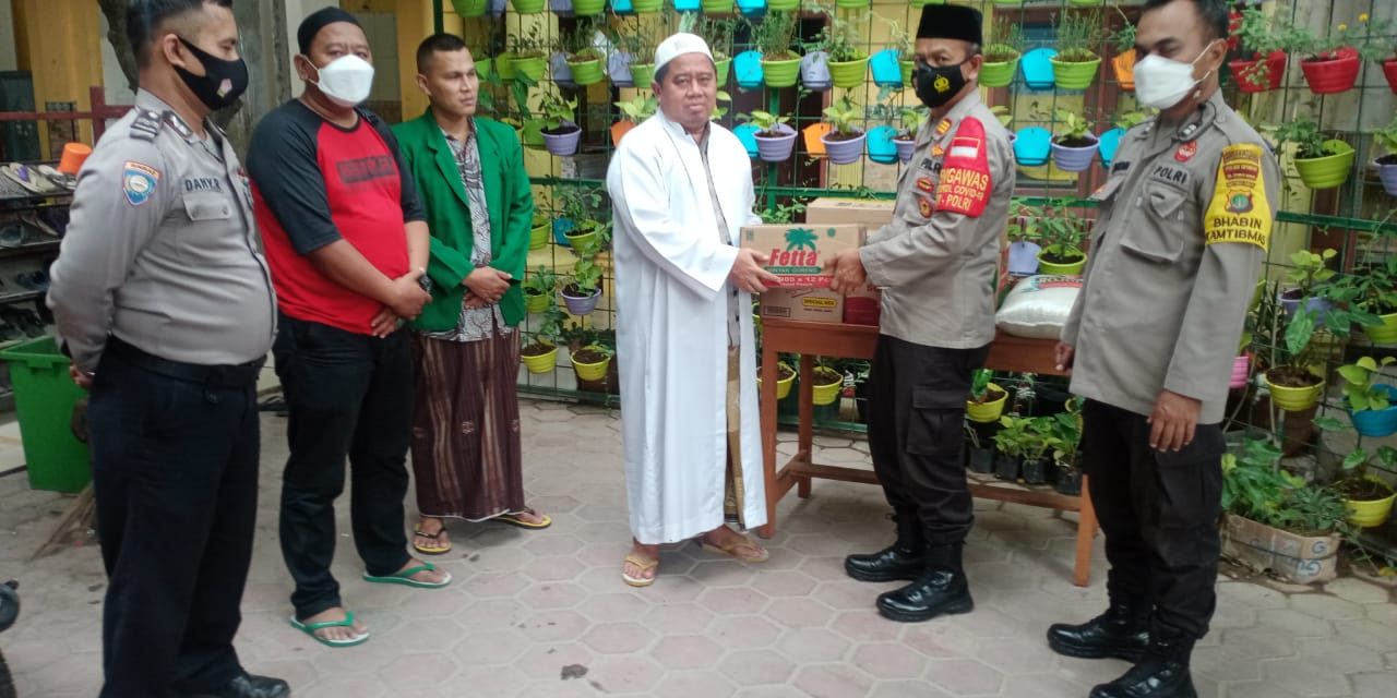 Bakti Sosial Santunan Anak Yatim Oleh Polsek Cipondoh di Ponpes Darul Quran Lantaburo