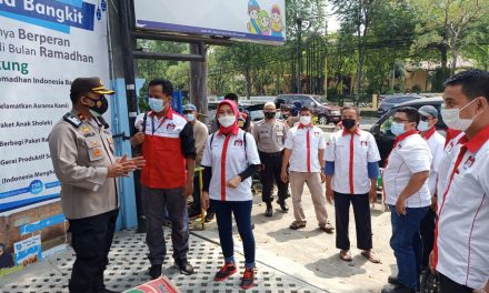 Kapolsek Cipondoh Sosialisasi Kamtibmas dan Prokes Pada Santunan Anak Yatim oleh Serikat Buruh