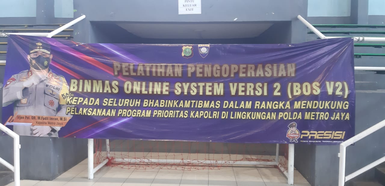 Pelatihan Aplikasi Bos V2 Oleh Ditbinmas PMJ Kepada Bhabinkamtibmas Polres Metro Tangerang Kota