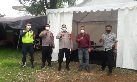 Kapolsek Cipondoh dan Kapolsek Pinang Tinjau Pos Pam Alam Sutera Dalam Rangka Ops. Ketupat Jaya 2021