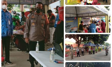 PULUHAM WARGA DI SWAB ANTIGEN DI CBD POLSEK CILEDUG