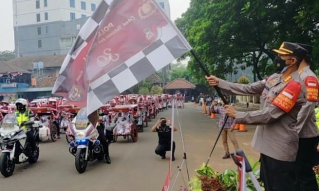 Polri Peduli Gebrak Vaksinasi dan Pemberian Baksos Presisi oleh Akpol 91