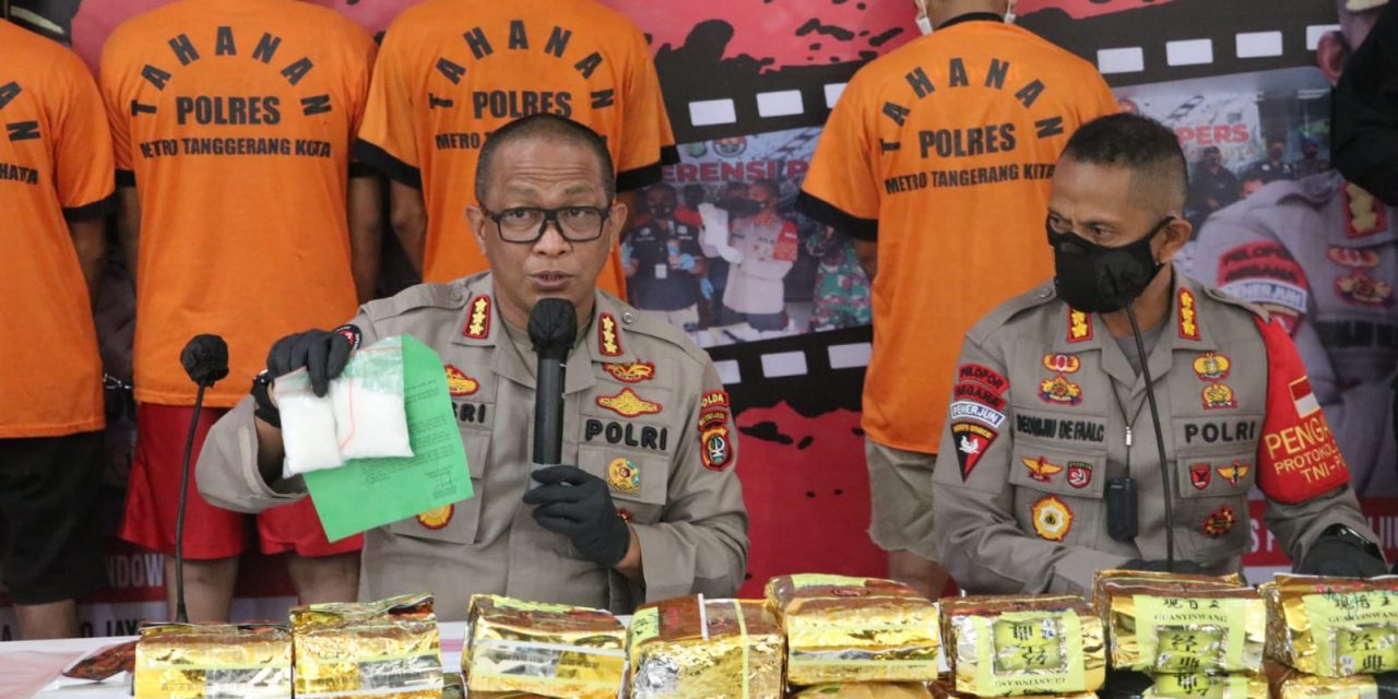 PENGUNGKAPAN TINDAK PIDANA NARKOTIKA JENIS SABU SEBANYAK 200 GRAM JARINGAN CIREBON – TANGERANG