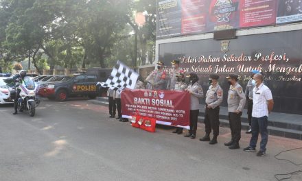 lebih Dari 4.000 Sembako Disebar di 12 Polsek Jajaran Polres Metro Tangerang Kota