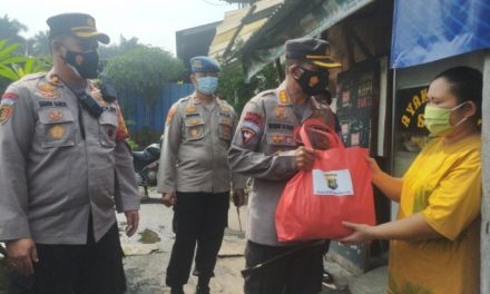 4 Ribu Paket Sembako di Sebarkan Lagi Oleh Polres Metro Tangerang Kota