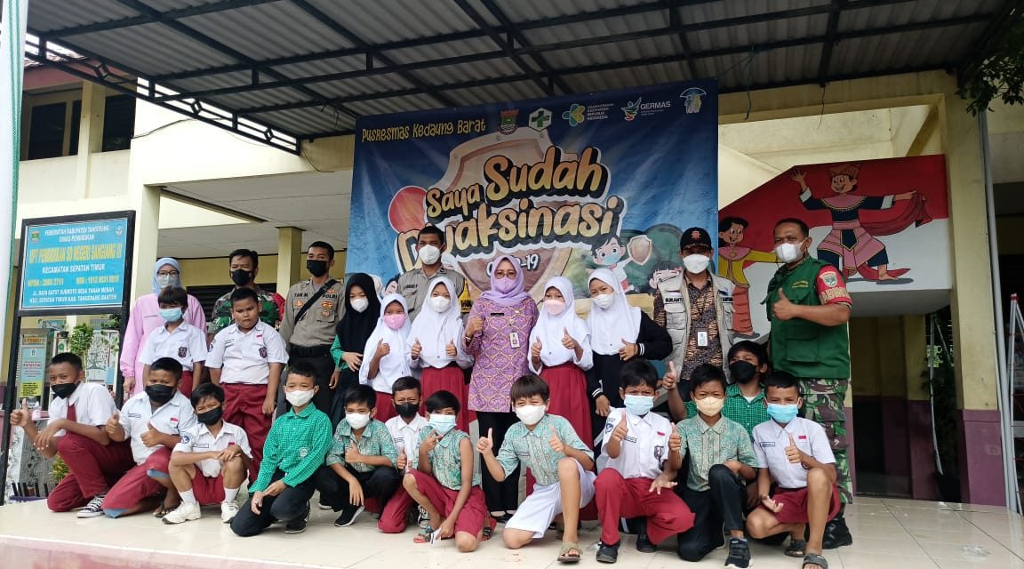 Pelaksanaan Pengamanan Giat Vaksinasi Anak Usia 6 s/d 11 Tahun di Wilayah Polres Metro Tangerang Kota dalam Rangka Percepatan Program Vaksinasi Nasional Mencegah Penularan Virus Covid-19 serta Tercipta Herd Immunity