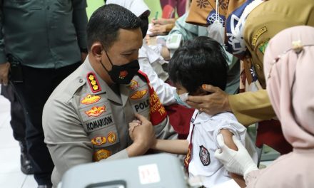 Vaksinasi anak di Kota Tangerang capai 72 persen.