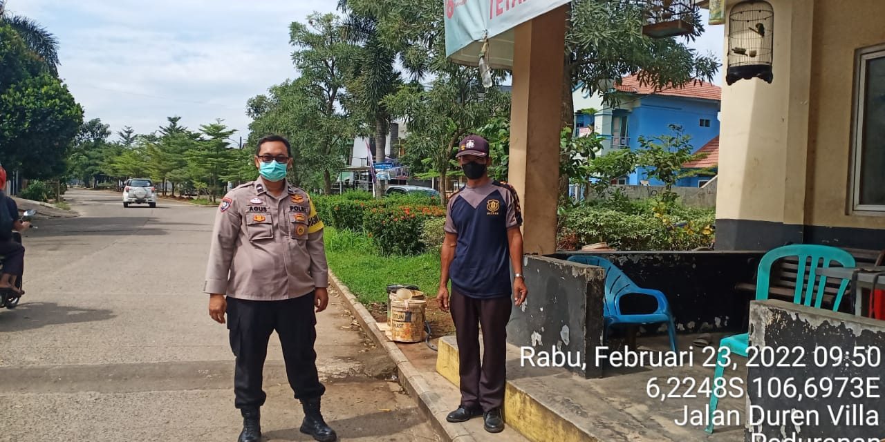 Giat sambang Cooling System dan Antisipasi Curanmor di lingkungan  Kel. Pedurenan Kec. Karang Tengah Kota Tangerang.