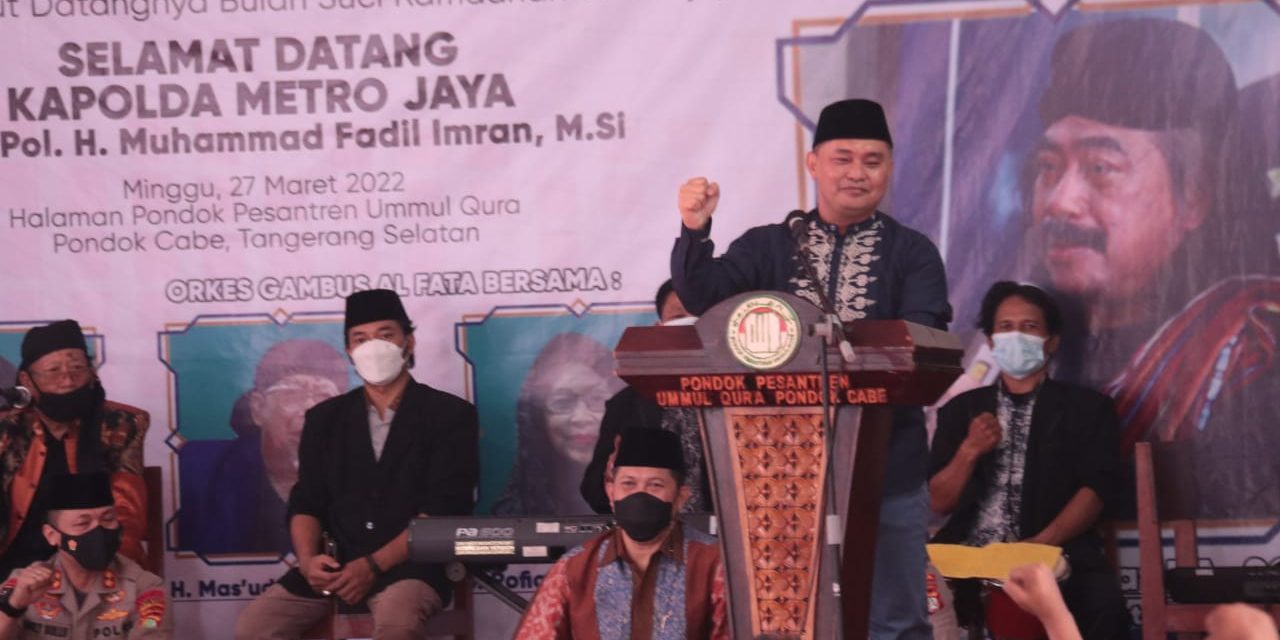 Peringatan Isra Mi’raj Nabi Muhammad SAW serta menyambut datangnya bulan suci Ramadhan 1443 di Ponpes Ummul Qura, Jl. Pondok Cabe Raya Gg. Pesantren