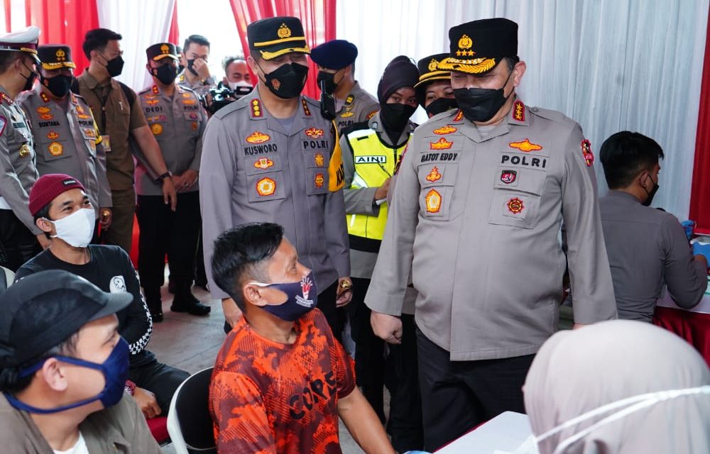 Tinjau Pos Pam, Polri Paparkan Upaya Wujudkan Mudik Aman dan Sehat