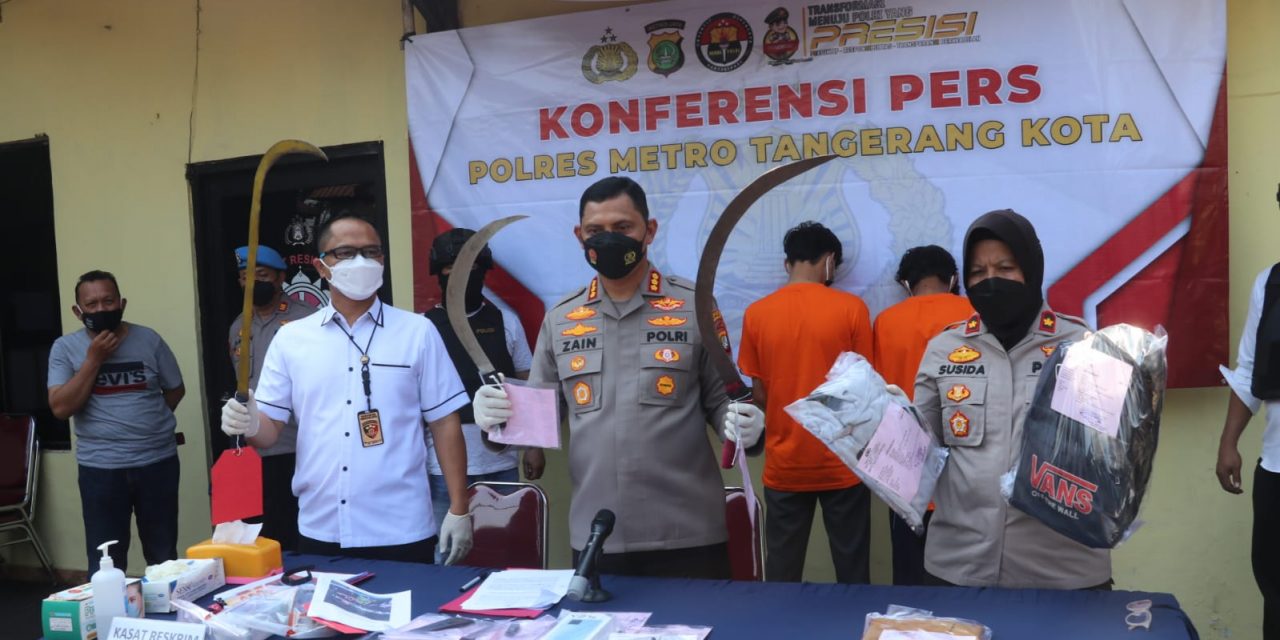 Tim Gabungan Polres Metro Tangerang Kota Ungkap Begal Ponsel di 2 Wilayah Berbeda, 10 Pelaku Diamankan 5 Buron