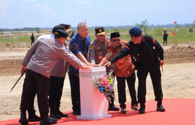 Mako Batalyon A Pelopor Satuan Brimob Polda Metro Jaya Mulai Dibangun di PIK 2 Tangerang